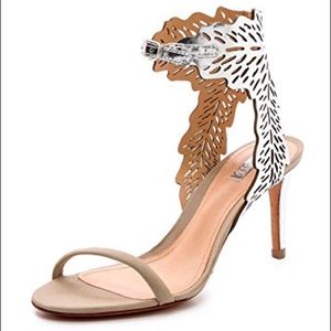 Schutz Gabrianna Mid Heel Sandal sz 9.5